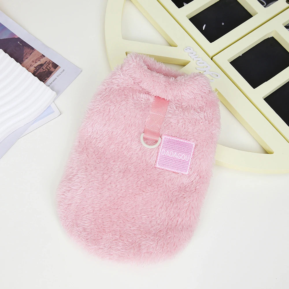 Warm Small Dog Clothes Soft Fleece Cat Dogs Clothing Pet Puppy Winter Vest Costume for Small Medium Dog Cats Chihuahua Yorkie