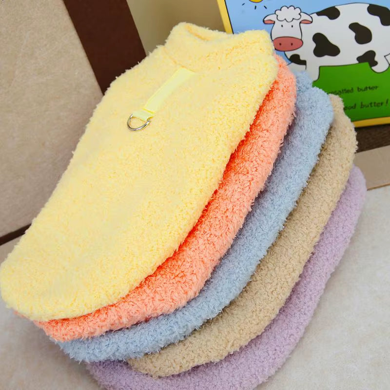 Zachte Teddy Fleece Hondentrui | Warm Winterjasje voor Kleine en Middelgrote Honden