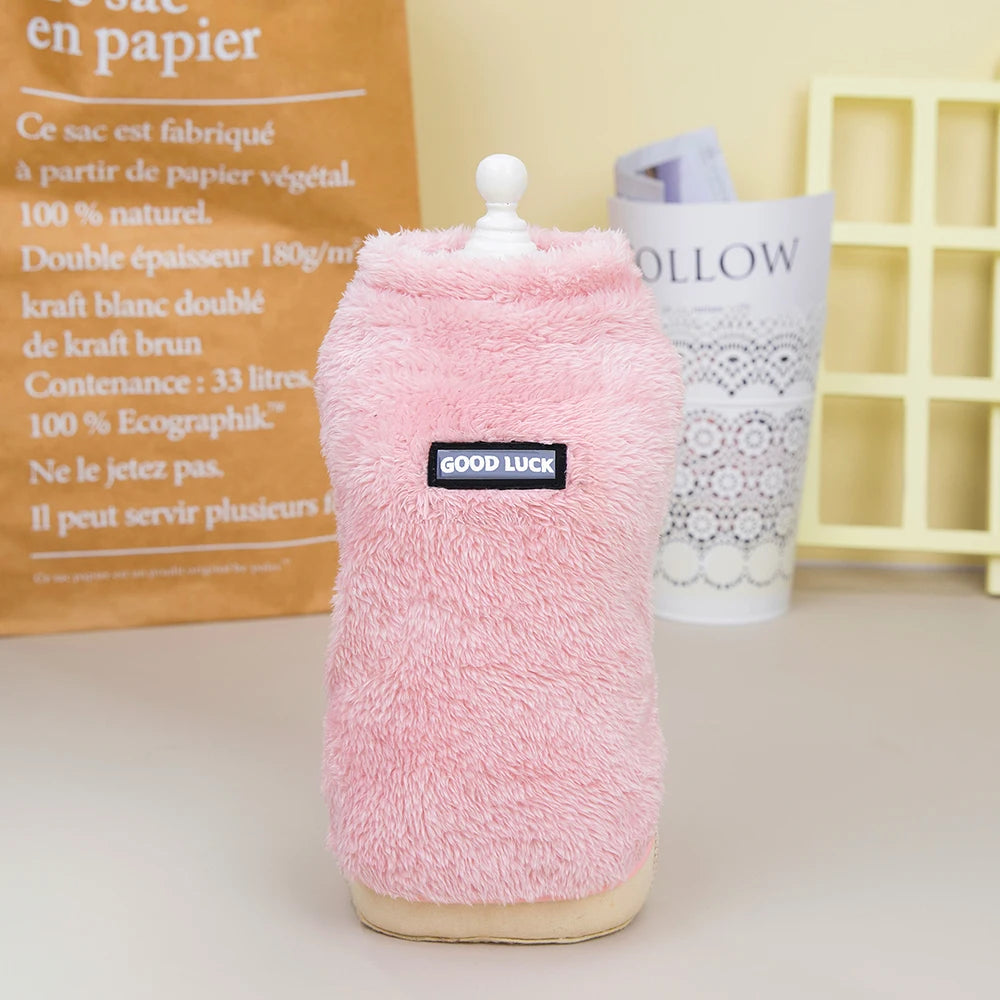 Warm Small Dog Clothes Soft Fleece Cat Dogs Clothing Pet Puppy Winter Vest Costume for Small Medium Dog Cats Chihuahua Yorkie