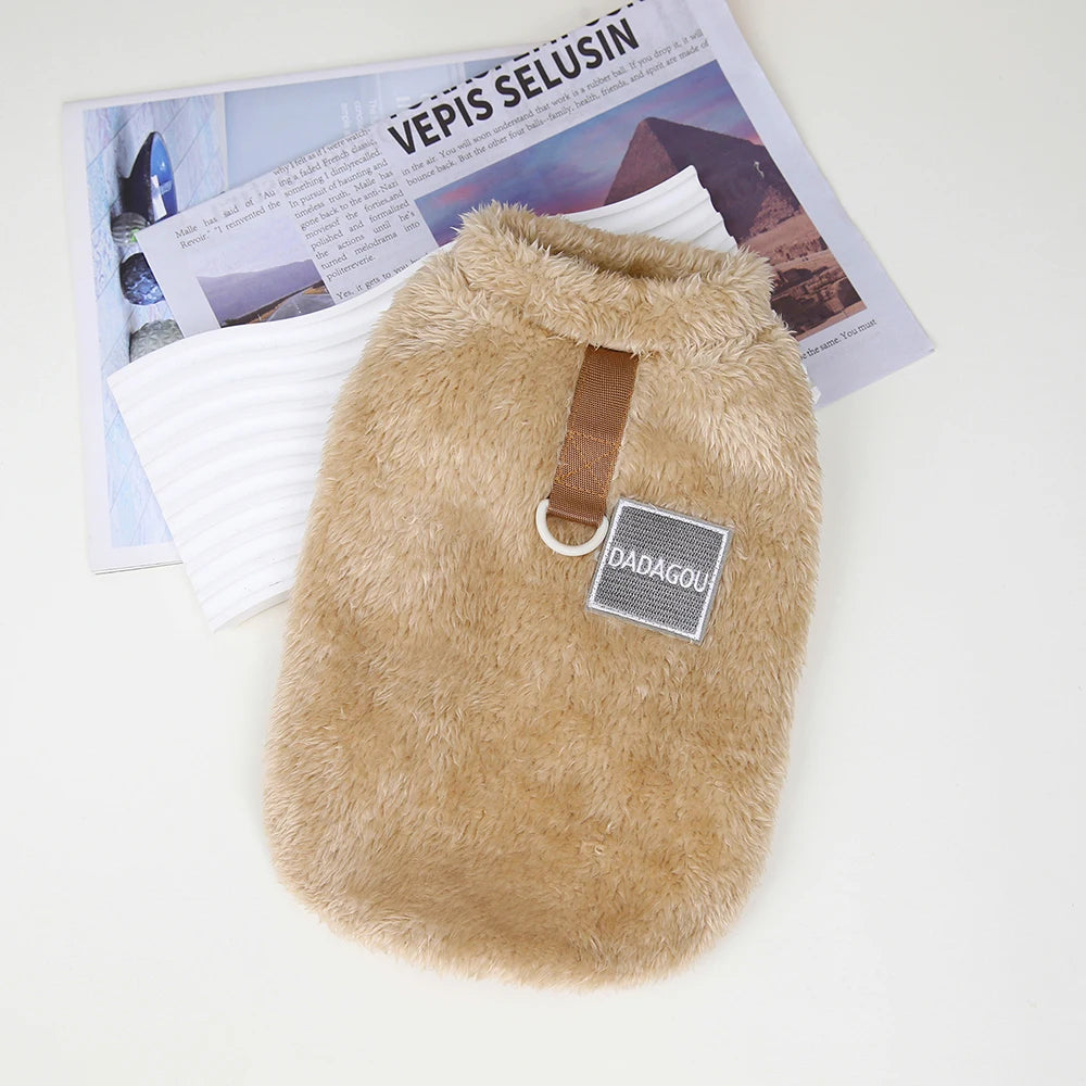 Warm Small Dog Clothes Soft Fleece Cat Dogs Clothing Pet Puppy Winter Vest Costume for Small Medium Dog Cats Chihuahua Yorkie