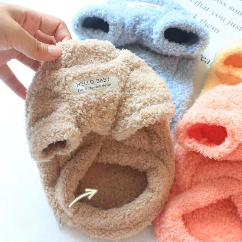 Zachte Teddy Fleece Hondentrui | Warm Winterjasje voor Kleine en Middelgrote Honden