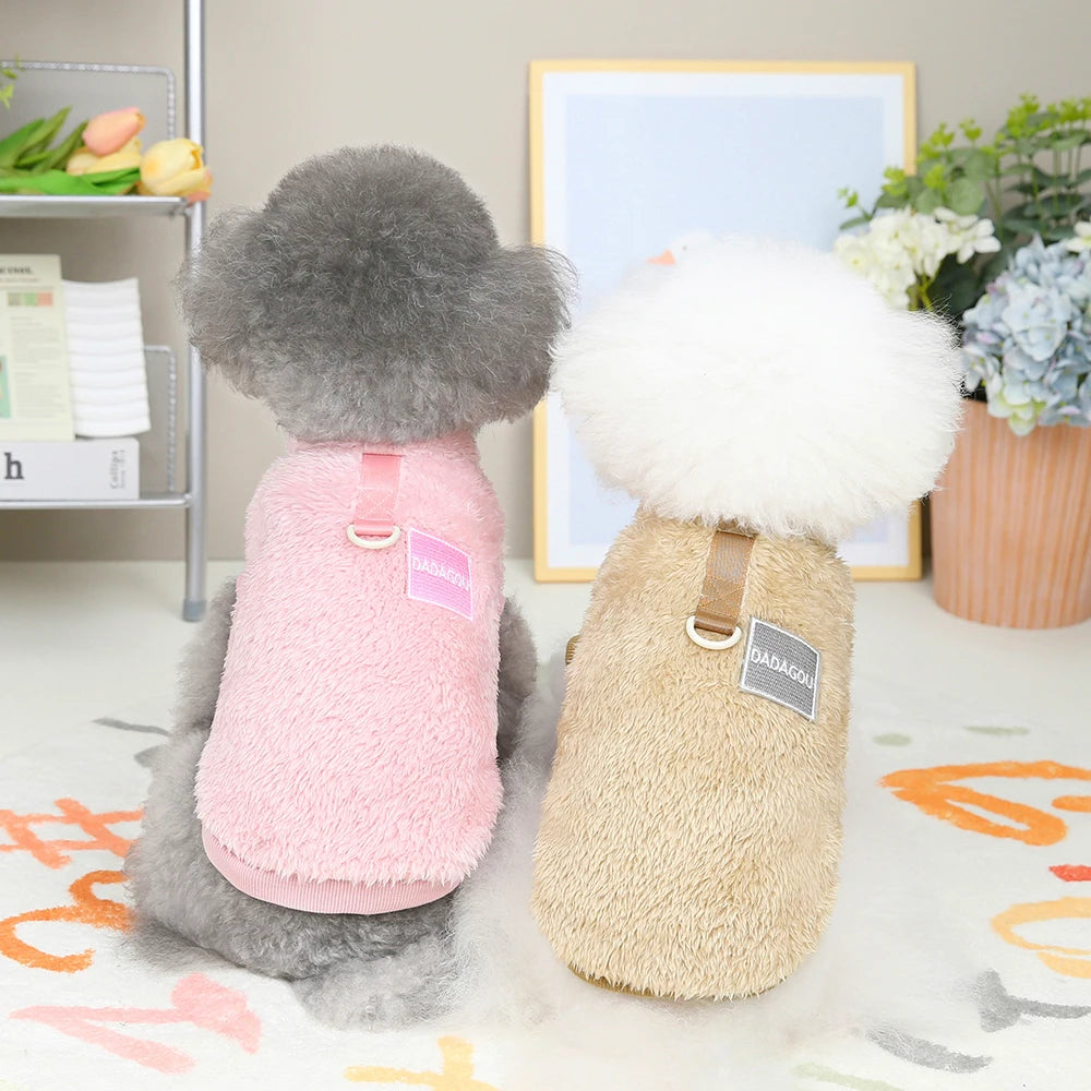 Warm Small Dog Clothes Soft Fleece Cat Dogs Clothing Pet Puppy Winter Vest Costume for Small Medium Dog Cats Chihuahua Yorkie